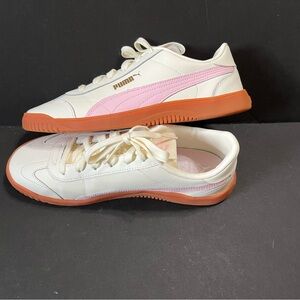 Puma White and Pink Athletic Shoes NWOT